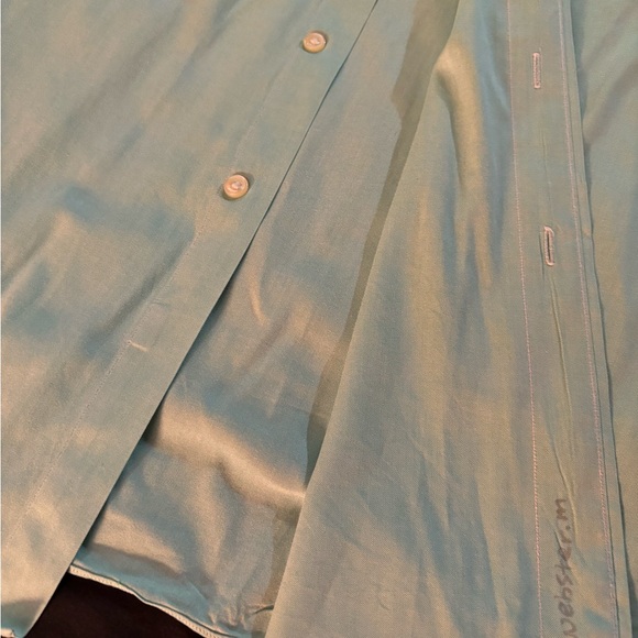 Ralph Lauren Button Up Shirt 16.5 34/35 Classic Fit Green Flesh Pony Preppy - Picture 6 of 11